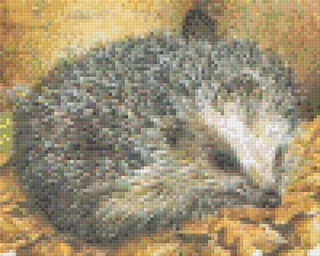 Hedgehog Four [4] Baseplate PixelHobby Mini-mosaic Art Kit image 0